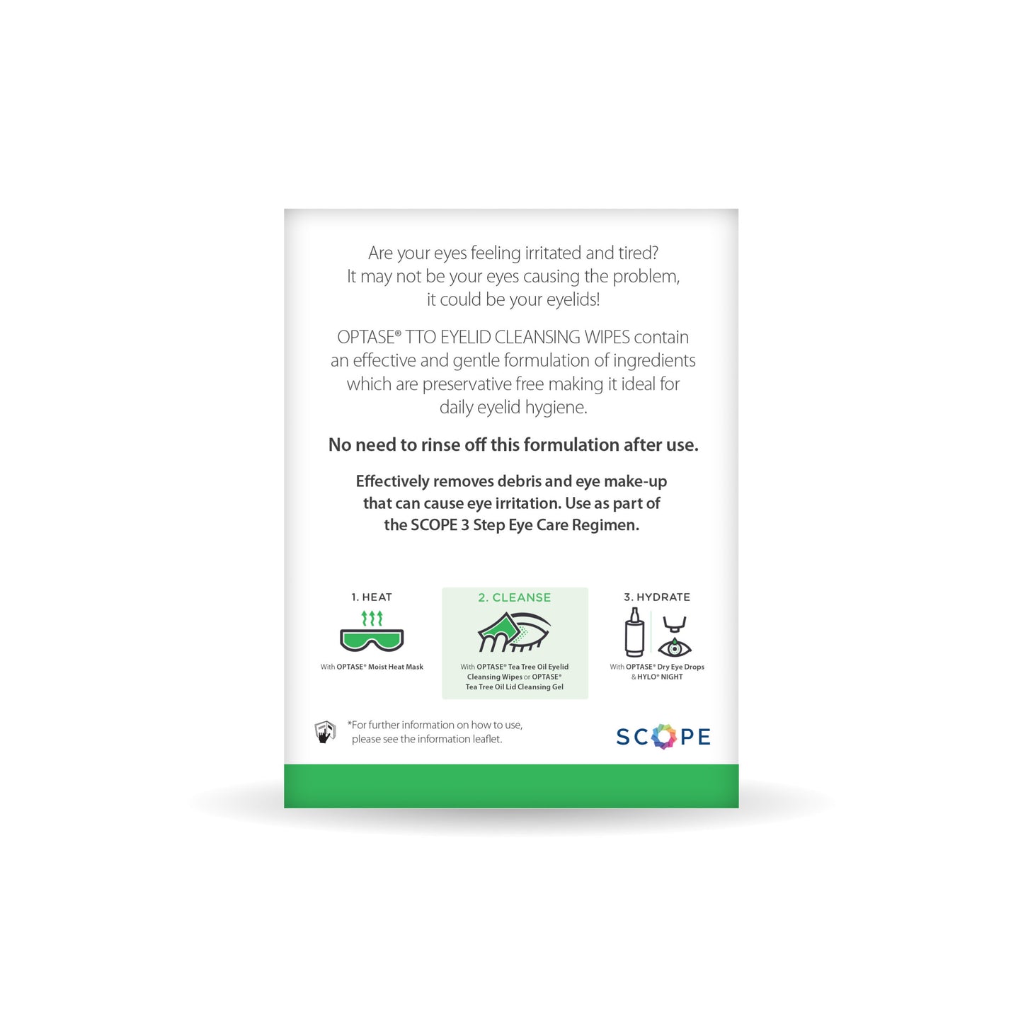 Optase Tee Tree Oil Wipes