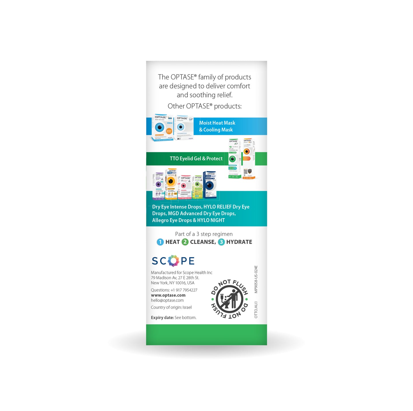 Optase Tee Tree Oil Wipes